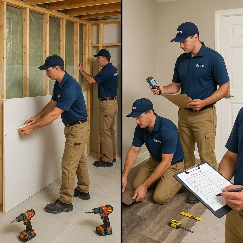 Repairs and Reconstruction process in Boiling Springs, SC